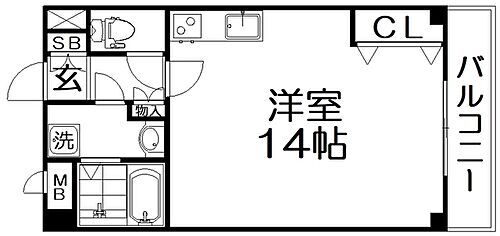 大阪府枚方市渚西2丁目 御殿山駅 ワンルーム マンション 賃貸物件詳細