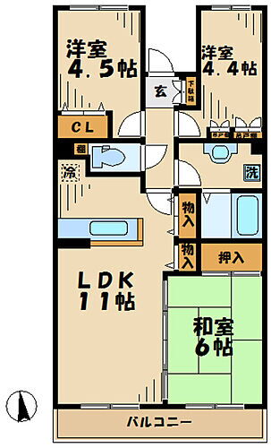 神奈川県伊勢原市高森7丁目 愛甲石田駅 3LDK マンション 賃貸物件詳細