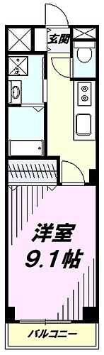 埼玉県日高市四本木１丁目 高麗川駅 1K マンション 賃貸物件詳細
