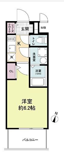 大阪府大阪市福島区大開3丁目 野田駅 1K マンション 賃貸物件詳細