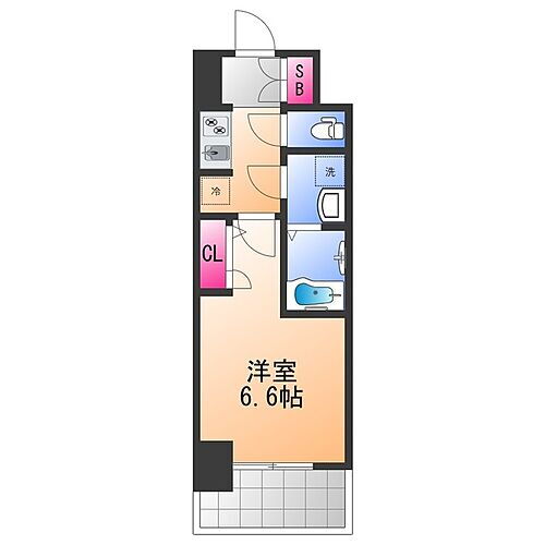 Ｓ－ＲＥＳＩＤＥＮＣＥ堺浜寺ｂｒｏａｄ 6階 1K 賃貸物件詳細