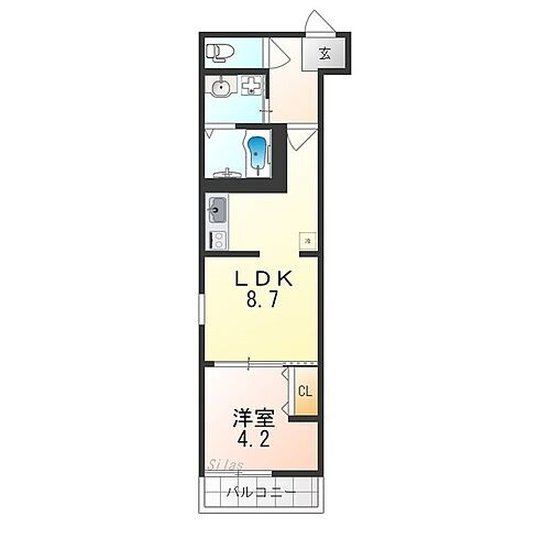 大阪府大阪市住之江区浜口西3丁目 住ノ江駅 1LDK アパート 賃貸物件詳細