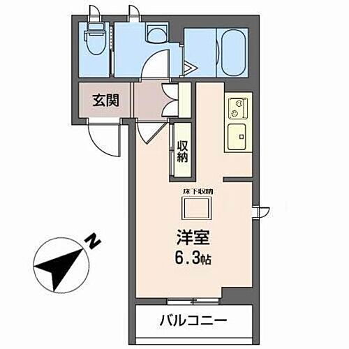 クレール　Ｇ 1階 ワンルーム 賃貸物件詳細
