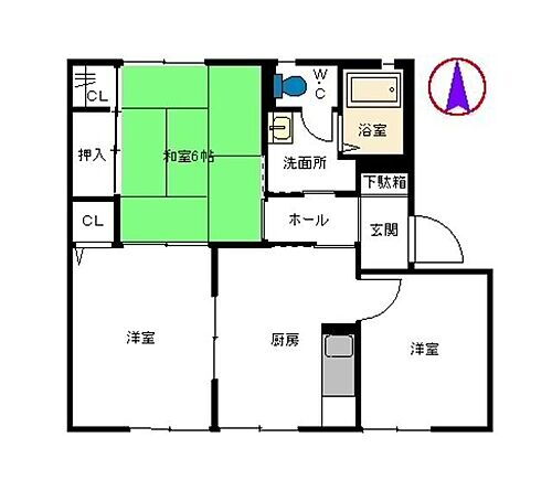 ラフォーレ雅 1階 3DK 賃貸物件詳細