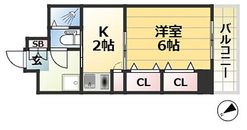 兵庫県神戸市兵庫区入江通2丁目 兵庫駅 1K マンション 賃貸物件詳細