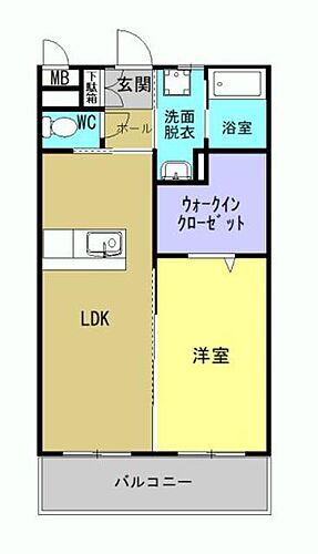 アヴェニール 3階 1LDK 賃貸物件詳細