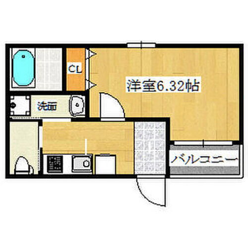 大阪府大阪市城東区今福南２丁目 蒲生四丁目駅 1K アパート 賃貸物件詳細