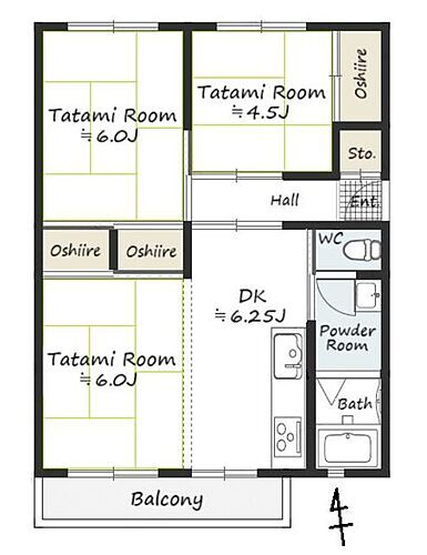 東京都日野市百草999 高幡不動駅 3DK マンション 賃貸物件詳細