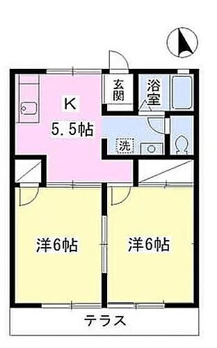 神奈川県厚木市下依知3丁目 本厚木駅 2DK アパート 賃貸物件詳細