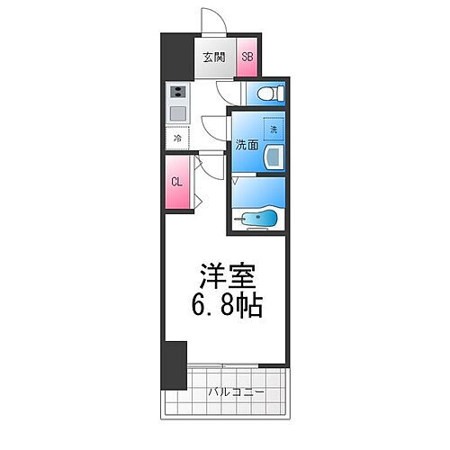 Ｓ－ＲＥＳＩＤＥＮＣＥ堺浜寺ｂｒｏａｄ 2階 1K 賃貸物件詳細