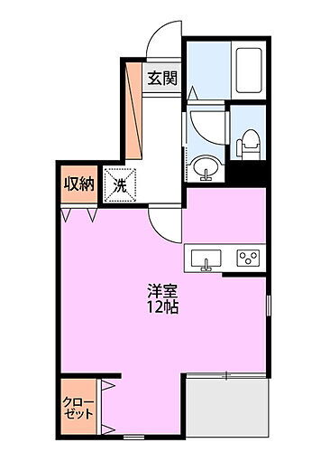 ルーエ紫竹山 2階 ワンルーム 賃貸物件詳細