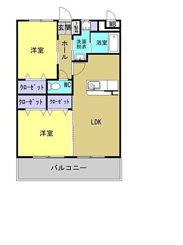宮崎県宮崎市大字熊野 木花駅 2LDK マンション 賃貸物件詳細