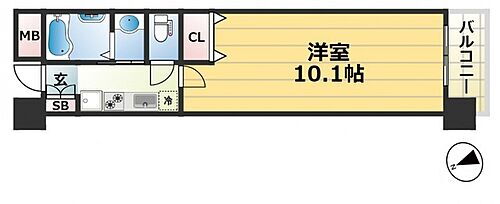 兵庫県神戸市中央区磯上通3丁目 三ノ宮駅 1K マンション 賃貸物件詳細