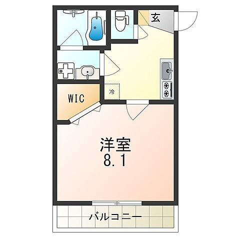 大阪府大阪市西淀川区福町2丁目 福駅 1K アパート 賃貸物件詳細