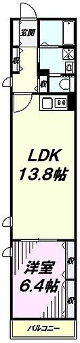 東京都東村山市本町２丁目 東村山駅 1LDK マンション 賃貸物件詳細