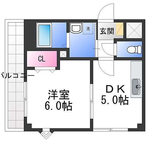 トリニティーグレース 3階 1DK 賃貸物件詳細