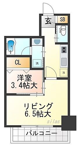 兵庫県西宮市芦原町 西宮北口駅 1DK マンション 賃貸物件詳細
