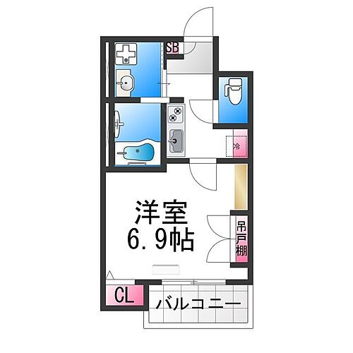 大阪府堺市堺区松屋町2丁 住之江公園駅 1K マンション 賃貸物件詳細