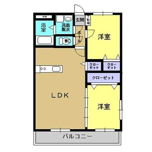 福岡県久留米市山川町 御井駅 2LDK マンション 賃貸物件詳細