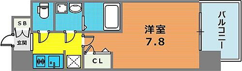エスリード神戸三宮ノースゲート 2階 1K 賃貸物件詳細
