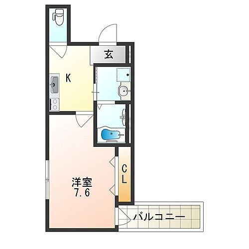 大阪府大阪市住吉区遠里小野2丁目 あびこ駅 1K アパート 賃貸物件詳細