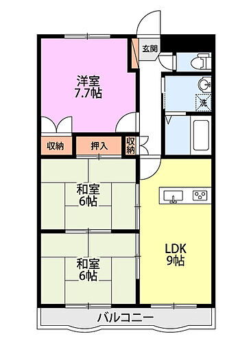 アーバンレッセ 1階 3LDK 賃貸物件詳細