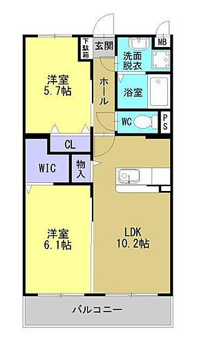 鹿児島県指宿市大牟礼3丁目 指宿駅 2LDK マンション 賃貸物件詳細