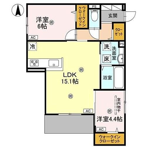 大阪府堺市北区北長尾町７丁 賃貸アパート
