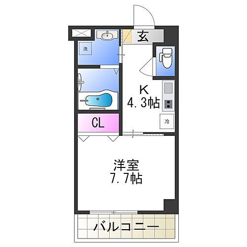 エクセル沢之町 1階 1K 賃貸物件詳細