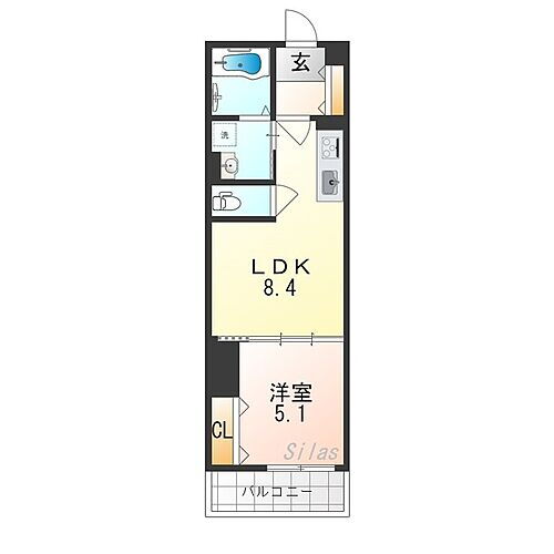 大阪府枚方市藤阪中町 長尾駅 1LDK アパート 賃貸物件詳細
