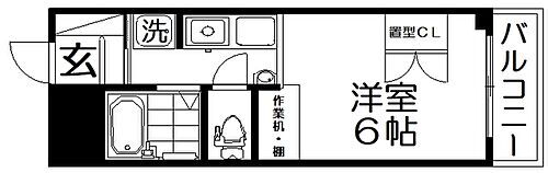 大阪府枚方市上島町 牧野駅 1K マンション 賃貸物件詳細