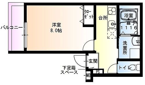 大阪府堺市西区浜寺諏訪森町東2丁 諏訪ノ森駅 1K アパート 賃貸物件詳細