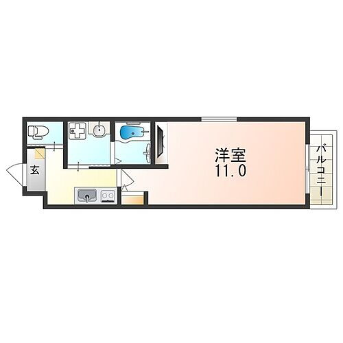大阪府松原市高見の里2丁目 高見ノ里駅 1K アパート 賃貸物件詳細