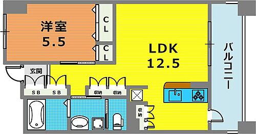 アーバネックス神戸駅前 9階 1LDK 賃貸物件詳細