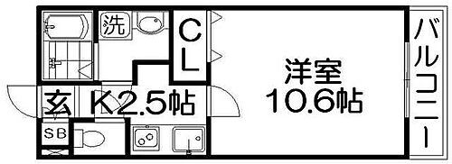 大阪府枚方市香里園山之手町 香里園駅 1K アパート 賃貸物件詳細