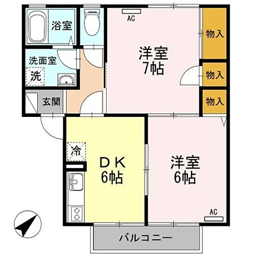 新潟県新潟市東区下場本町4-14 東新潟駅 2DK アパート 賃貸物件詳細