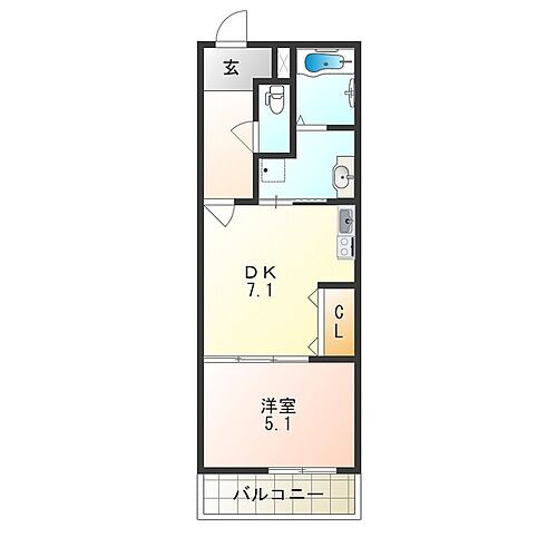 大阪府大阪市住吉区杉本2丁目 杉本町駅 1DK アパート 賃貸物件詳細
