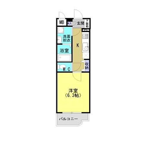 栃木県小山市大字羽川 小金井駅 1K マンション 賃貸物件詳細