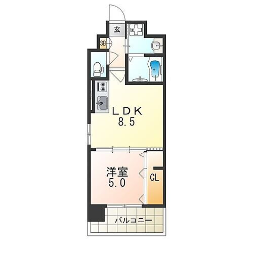 大阪府大阪市東淀川区豊新4丁目 上新庄駅 1LDK マンション 賃貸物件詳細