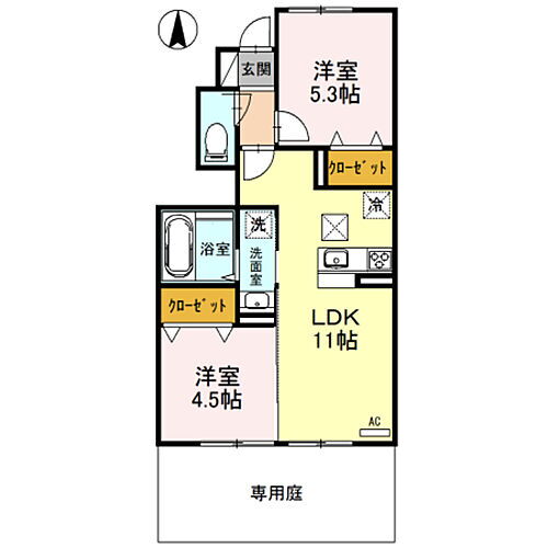 奈良県橿原市曲川町5丁目 金橋駅 2LDK アパート 賃貸物件詳細