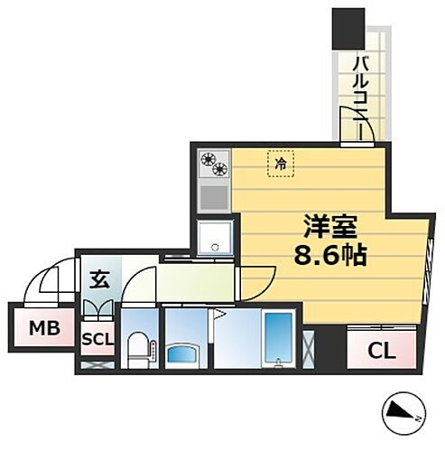 兵庫県神戸市中央区生田町1丁目 新神戸駅 ワンルーム マンション 賃貸物件詳細