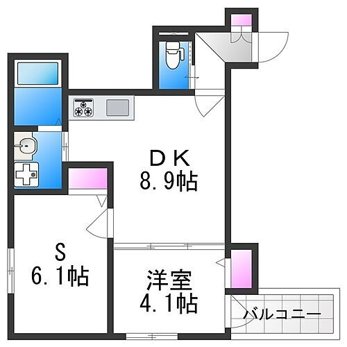 クレスト 2階 2DK 賃貸物件詳細