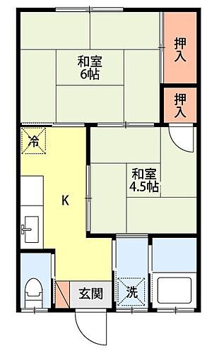 新潟県新潟市中央区二葉町1丁目821 新潟駅 2K アパート 賃貸物件詳細