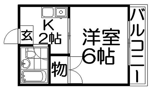 リカレント・デュエリング 5階 1K 賃貸物件詳細