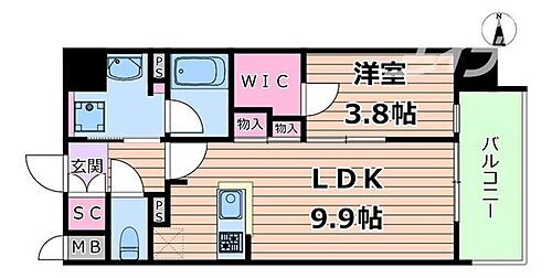 大阪府大阪市東成区中道1丁目 森ノ宮駅 1LDK マンション 賃貸物件詳細