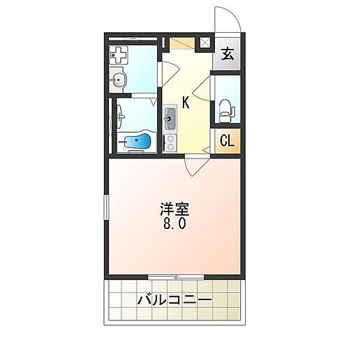 大阪府大阪市平野区加美北6丁目 平野駅 1K アパート 賃貸物件詳細