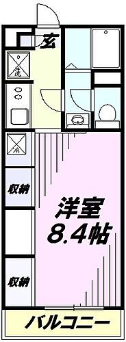 埼玉県所沢市西住吉 所沢駅 1K アパート 賃貸物件詳細