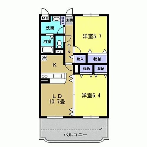 栃木県塩谷郡高根沢町大字宝積寺 宝積寺駅 2LDK マンション 賃貸物件詳細