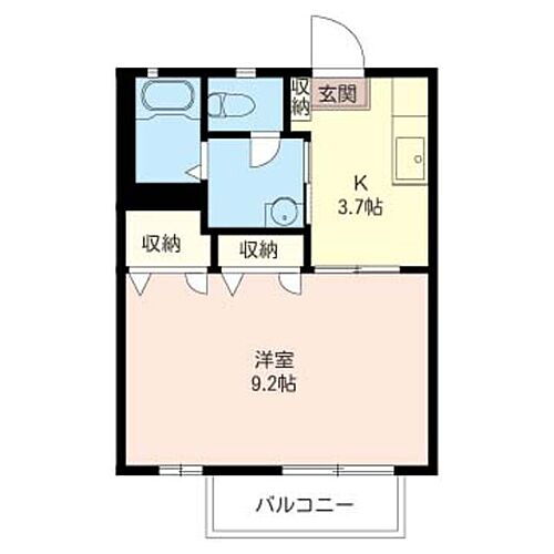 群馬県高崎市井野町 井野駅 1K アパート 賃貸物件詳細