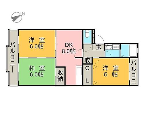 千葉県市川市下新宿 妙典駅 3DK マンション 賃貸物件詳細